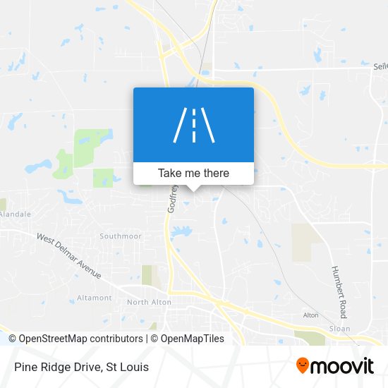 Pine Ridge Drive map