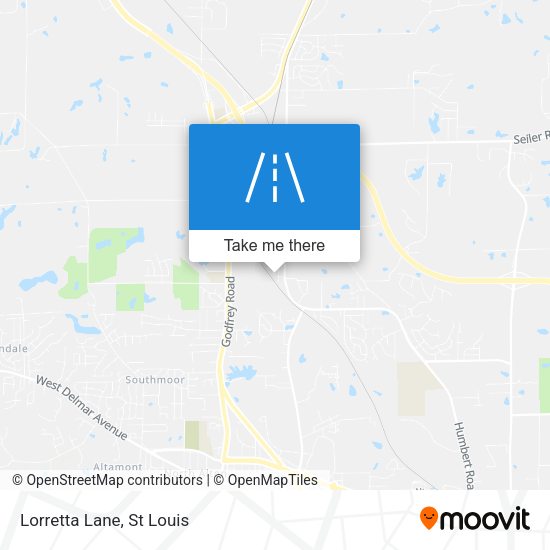 Lorretta Lane map