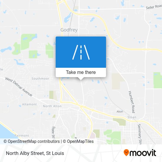 North Alby Street map