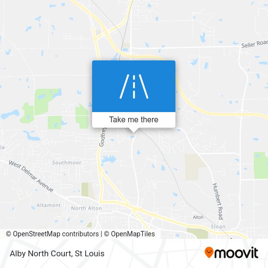 Mapa de Alby North Court