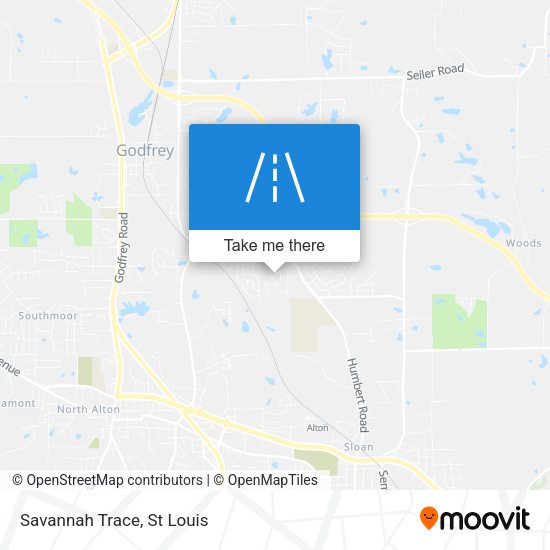 Mapa de Savannah Trace