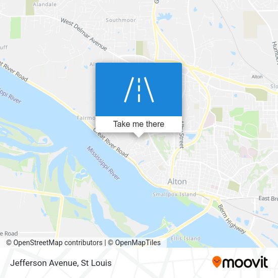 Mapa de Jefferson Avenue