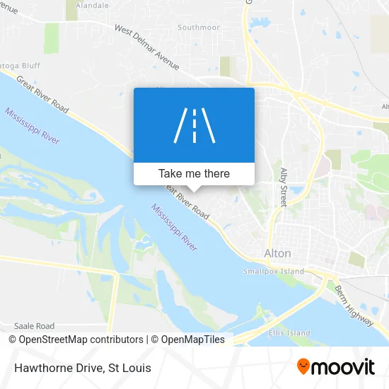 Hawthorne Drive map