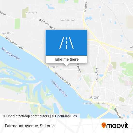 Mapa de Fairmount Avenue