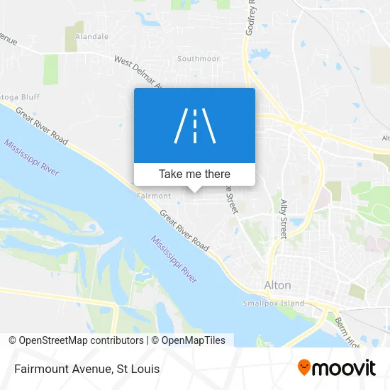 Fairmount Avenue map