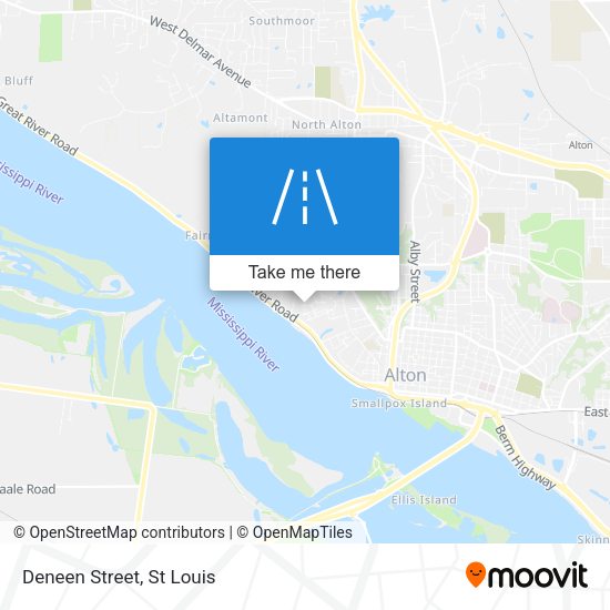Mapa de Deneen Street