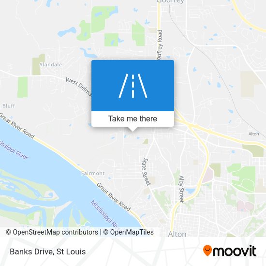 Mapa de Banks Drive