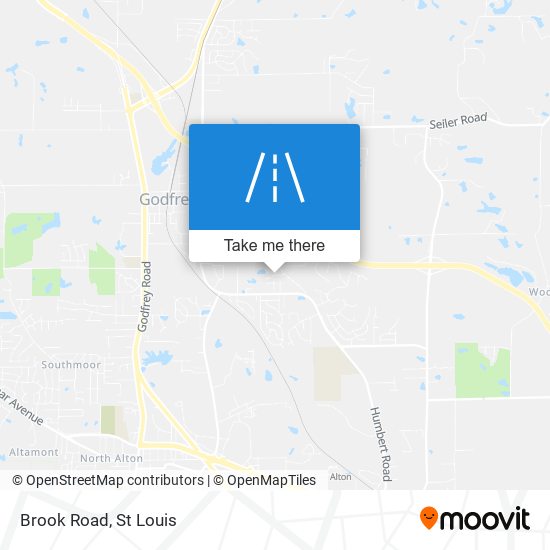 Mapa de Brook Road