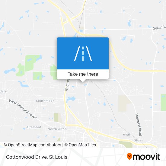 Mapa de Cottonwood Drive