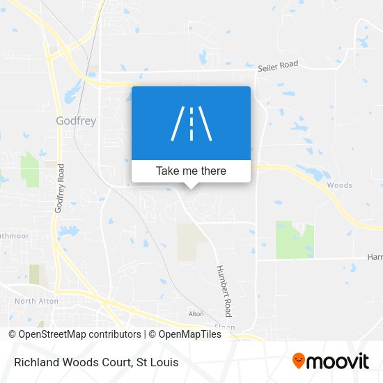 Richland Woods Court map