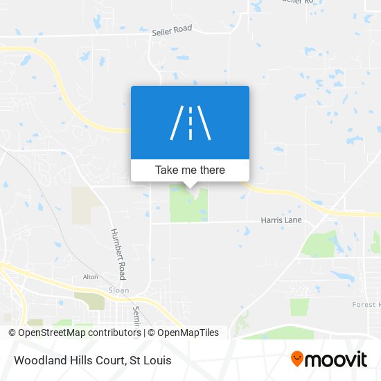 Woodland Hills Court map