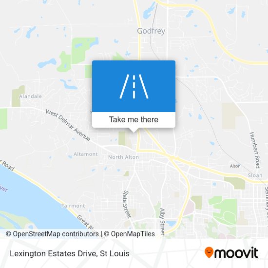 Mapa de Lexington Estates Drive