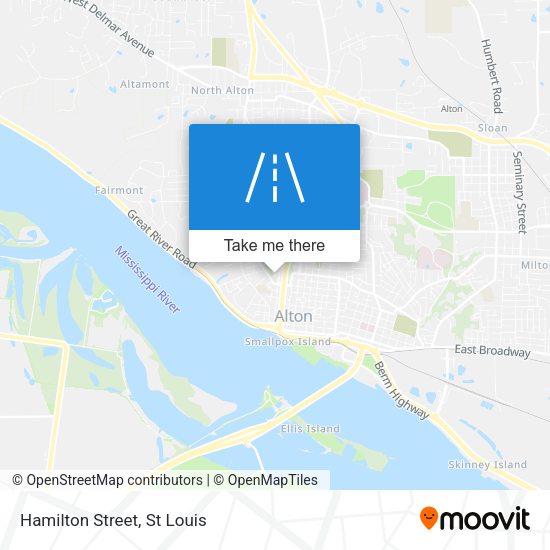 Mapa de Hamilton Street