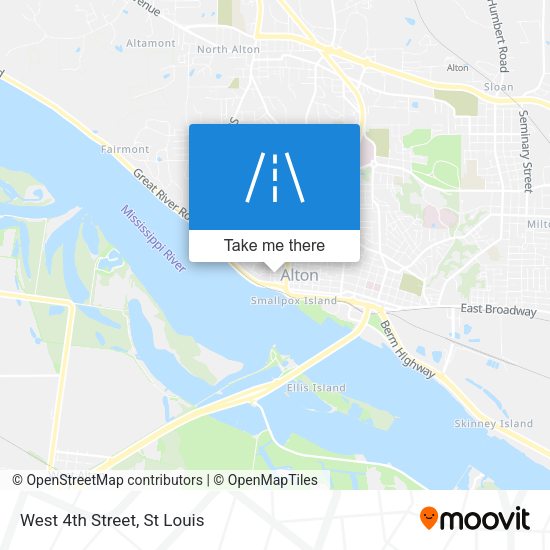 Mapa de West 4th Street