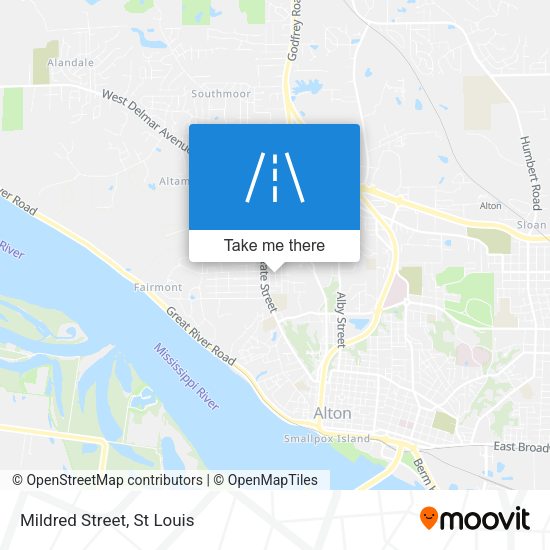 Mapa de Mildred Street