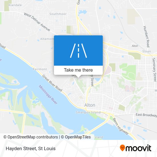 Mapa de Hayden Street