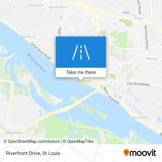 Mapa de Riverfront Drive