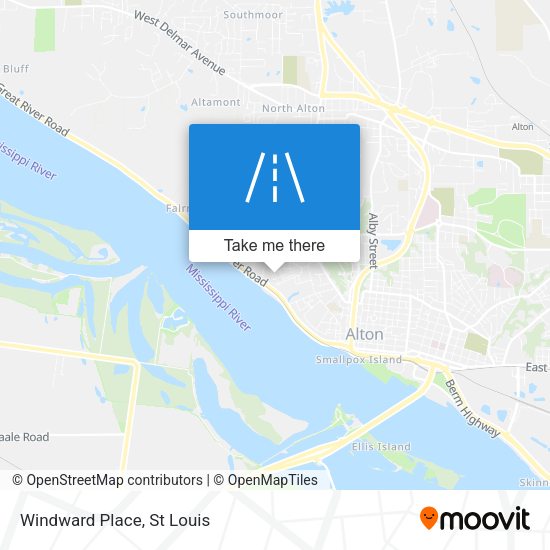 Windward Place map