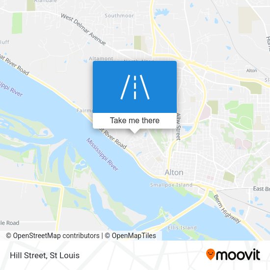Mapa de Hill Street