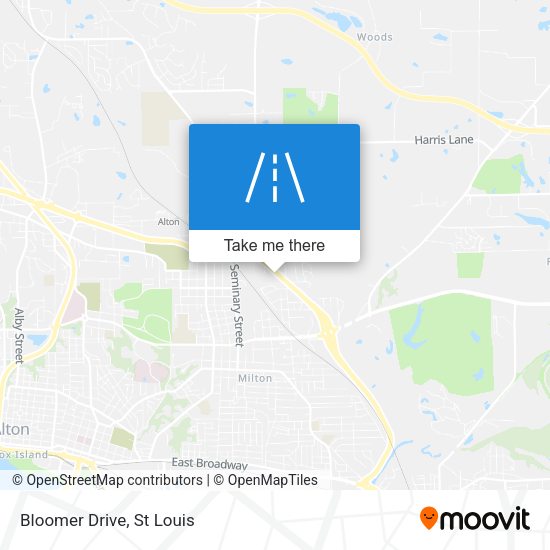 Bloomer Drive map