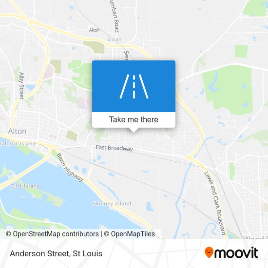 Mapa de Anderson Street