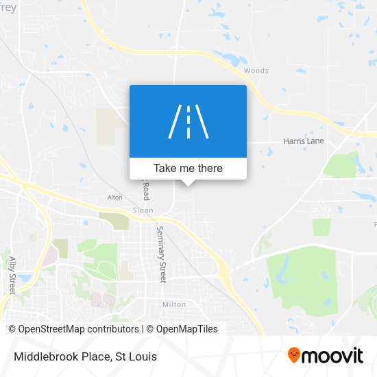 Mapa de Middlebrook Place