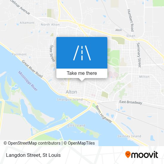 Langdon Street map