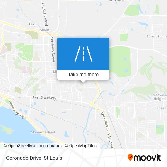 Mapa de Coronado Drive
