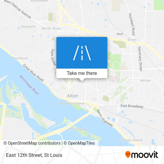 Mapa de East 12th Street