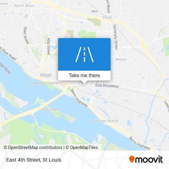Mapa de East 4th Street
