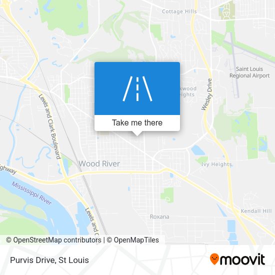 Mapa de Purvis Drive