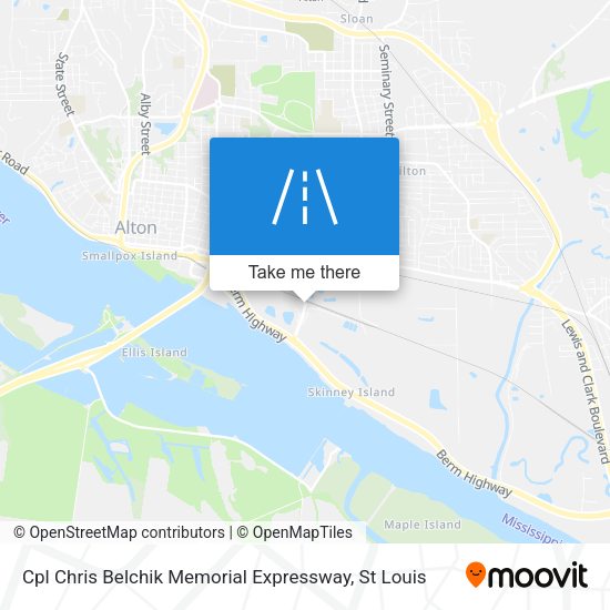 Cpl Chris Belchik Memorial Expressway map