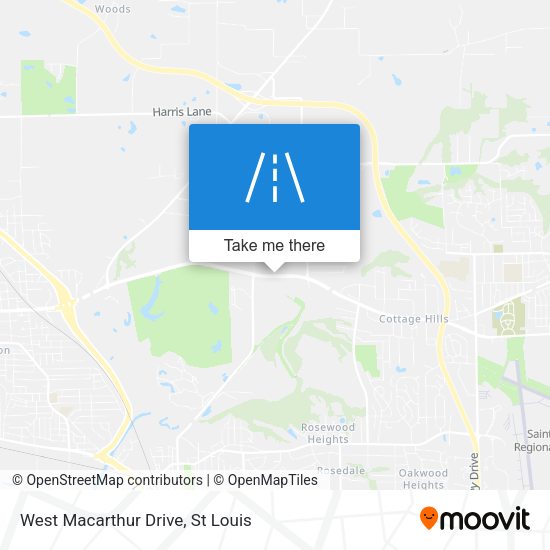 Mapa de West Macarthur Drive