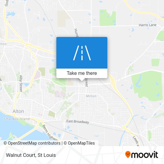 Mapa de Walnut Court