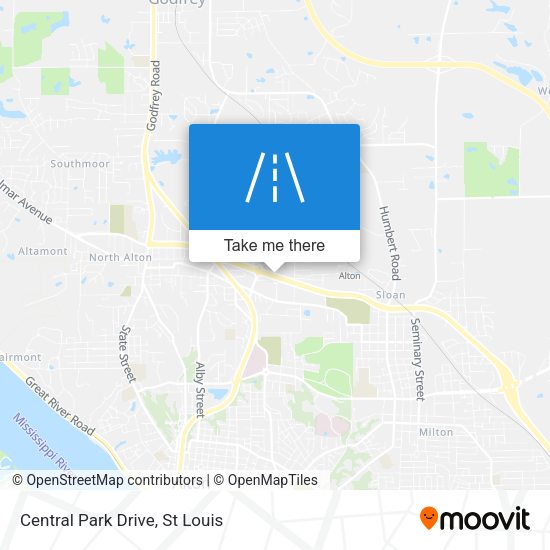 Central Park Drive map