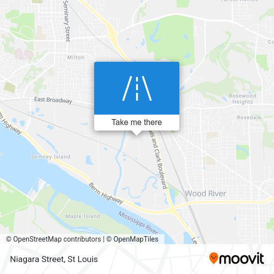 Mapa de Niagara Street