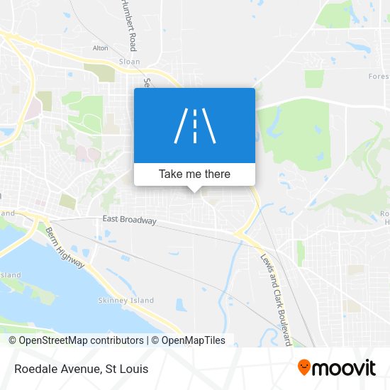 Mapa de Roedale Avenue