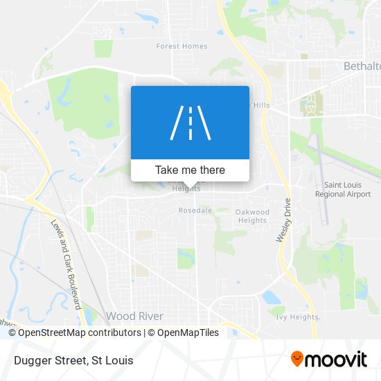 Dugger Street map