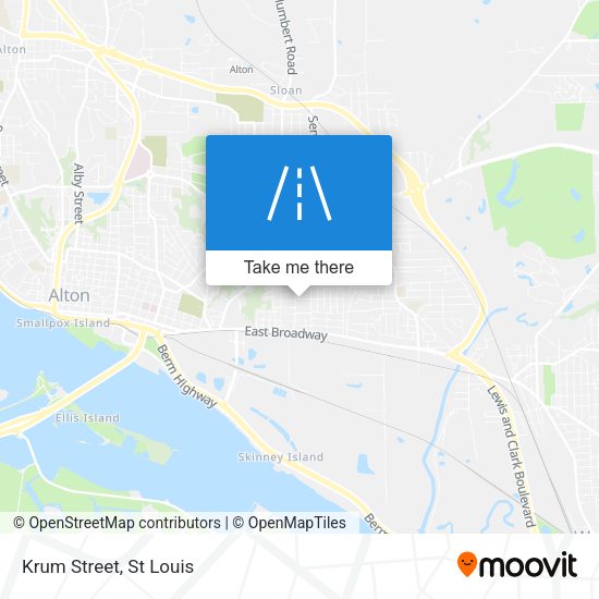 Mapa de Krum Street