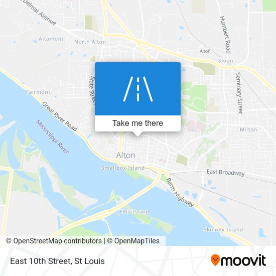 Mapa de East 10th Street