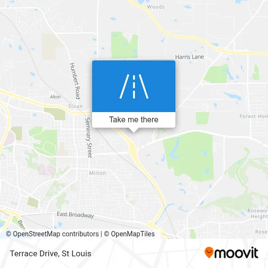 Terrace Drive map