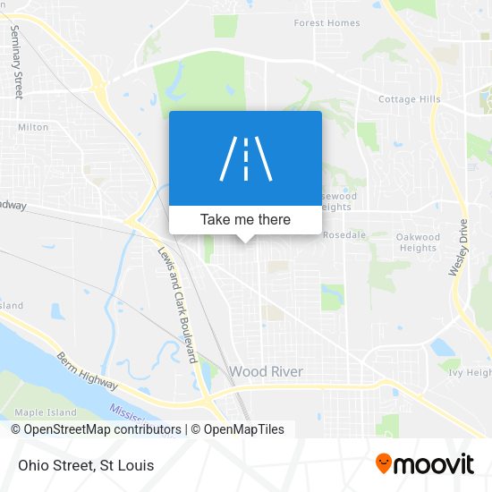 Mapa de Ohio Street