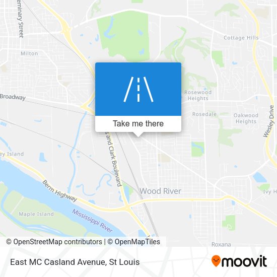 Mapa de East MC Casland Avenue
