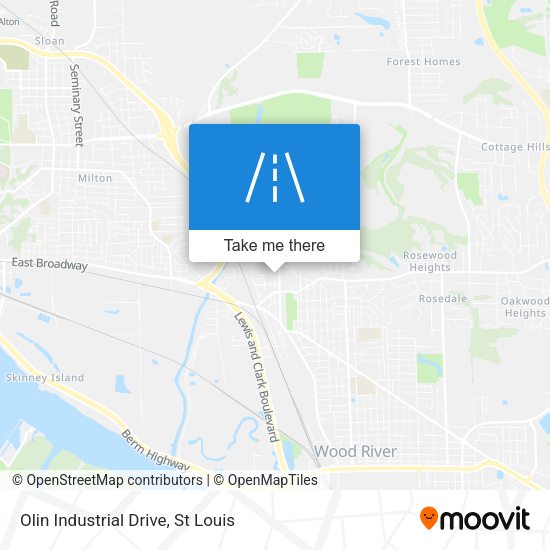 Olin Industrial Drive map