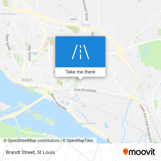 Mapa de Brandt Street