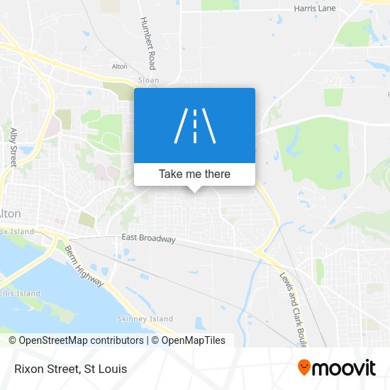 Mapa de Rixon Street