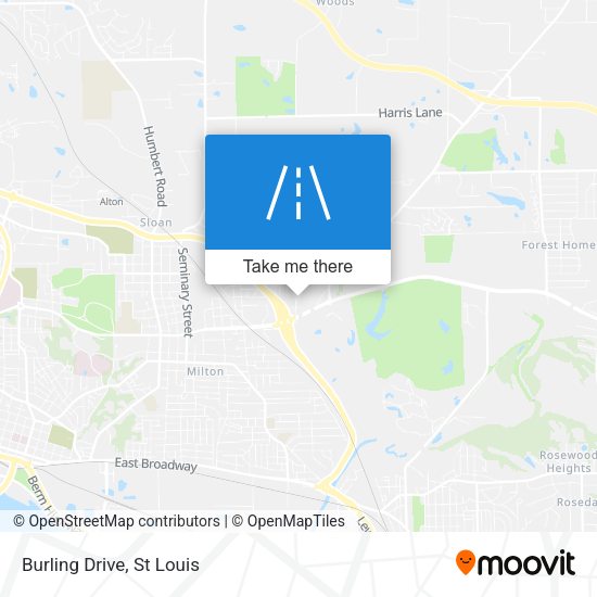 Mapa de Burling Drive