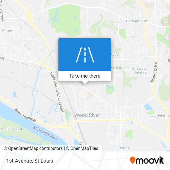 Mapa de 1st Avenue