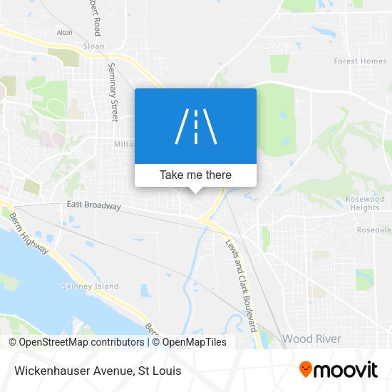 Mapa de Wickenhauser Avenue