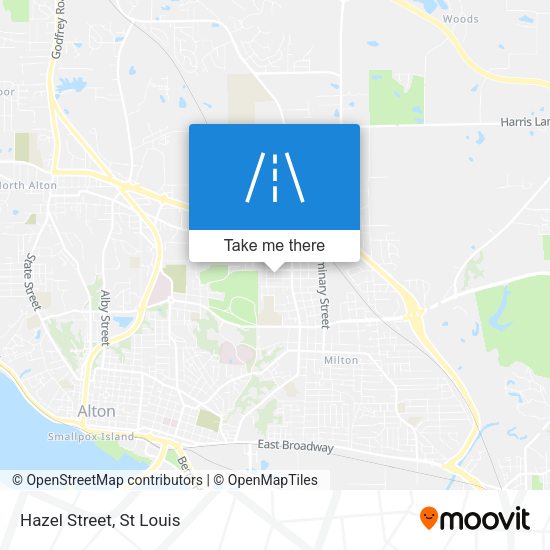 Mapa de Hazel Street